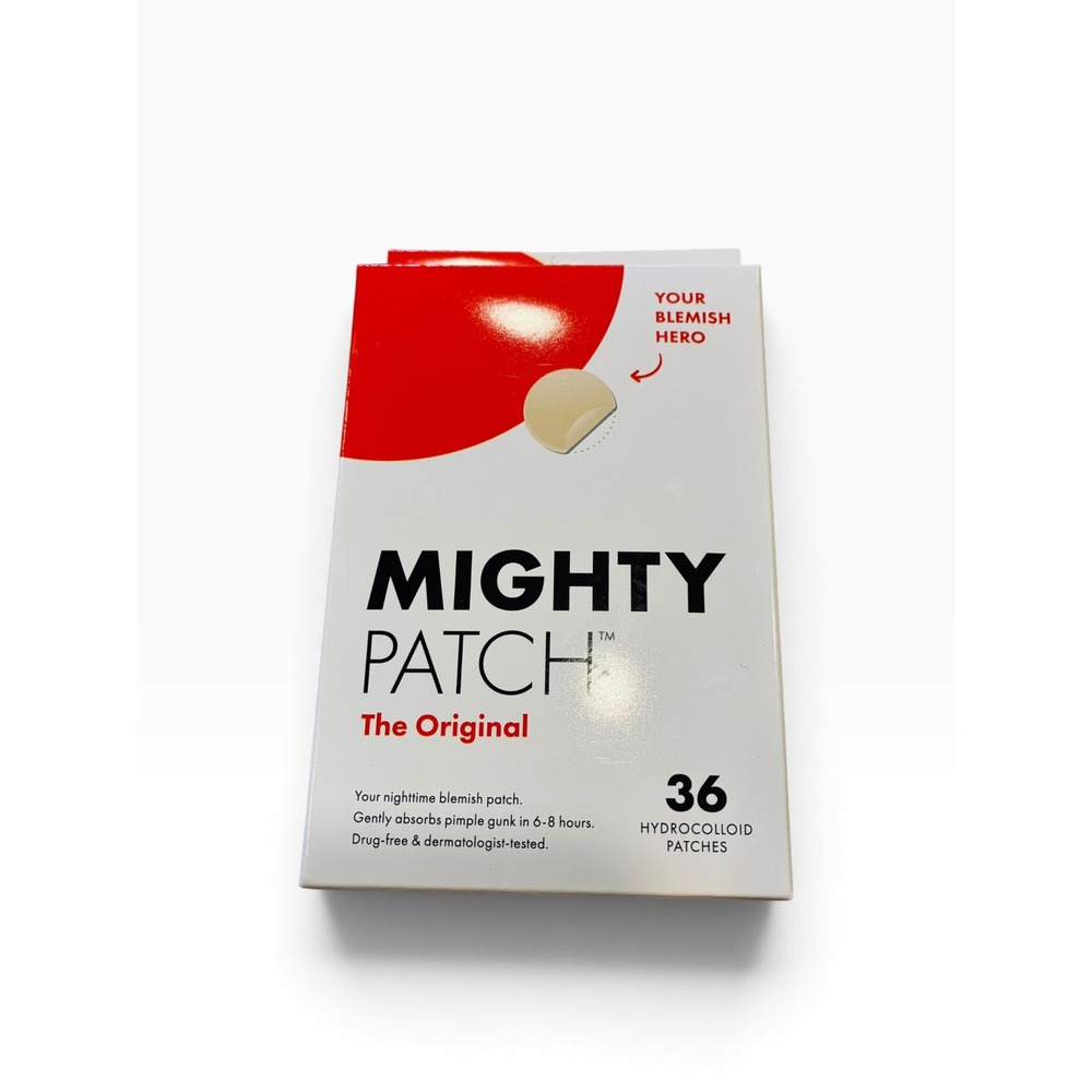 Mighty Patch Original Hydrocolloid Pimple Patches (36 Count)
